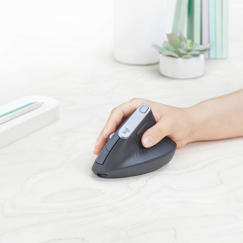Logitech MX Vertical mouse Mano destra Wireless a RF + Bluetooth Ottico 4000 DPI