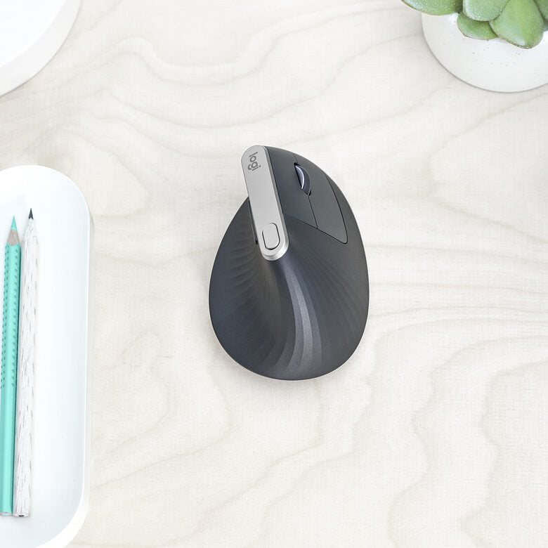Logitech MX Vertical mouse Mano destra Wireless a RF + Bluetooth Ottico 4000 DPI