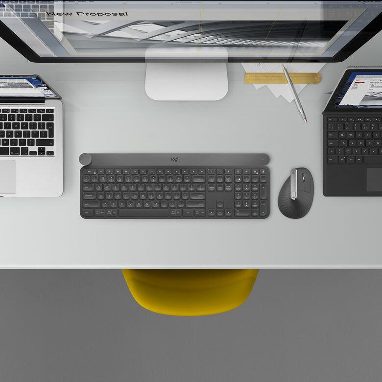 Logitech MX Vertical mouse Mano destra Wireless a RF + Bluetooth Ottico 4000 DPI