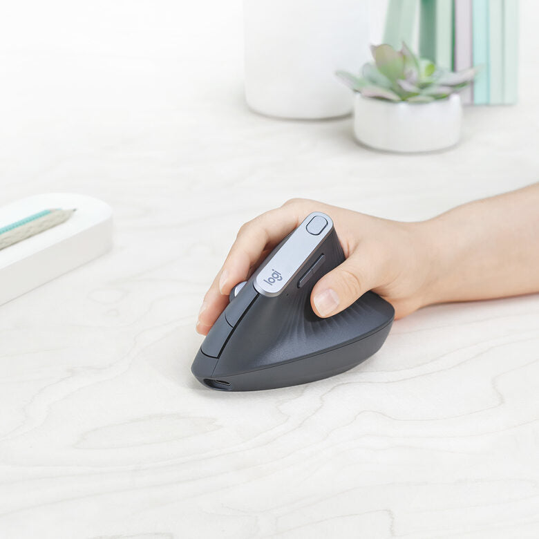 Logitech MX Vertical mouse Mano destra Wireless a RF + Bluetooth Ottico 4000 DPI