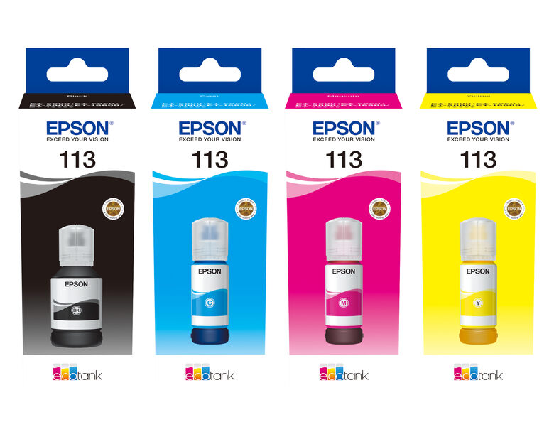 Epson 104 EcoTank Cyan ink bottle