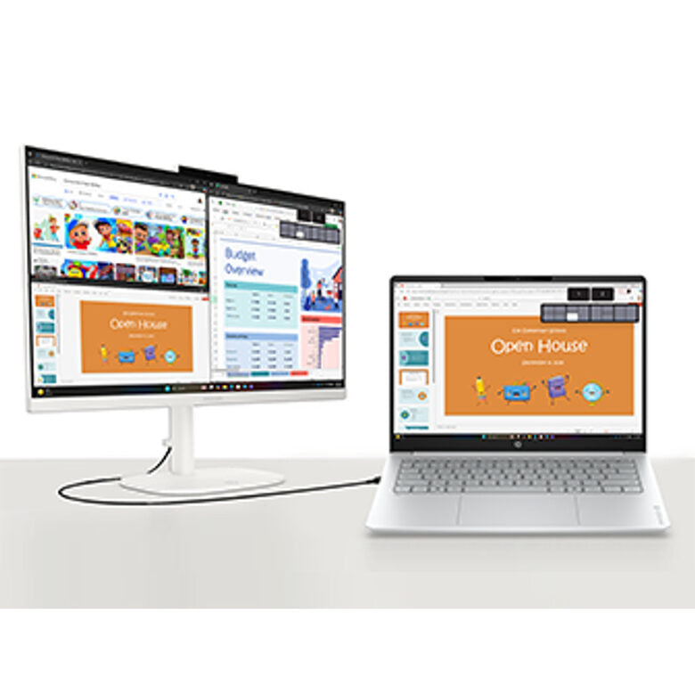 HP OmniStudio All-in-One Desktop 27-cu0000nl PC Intel Core 5 210H 68,6 cm (27") 1920 x 1080 Pixel 8 GB DDR5-SDRAM 512 GB SSD Windows 11 Home Wi-Fi 6 (802.11ax) Bianco