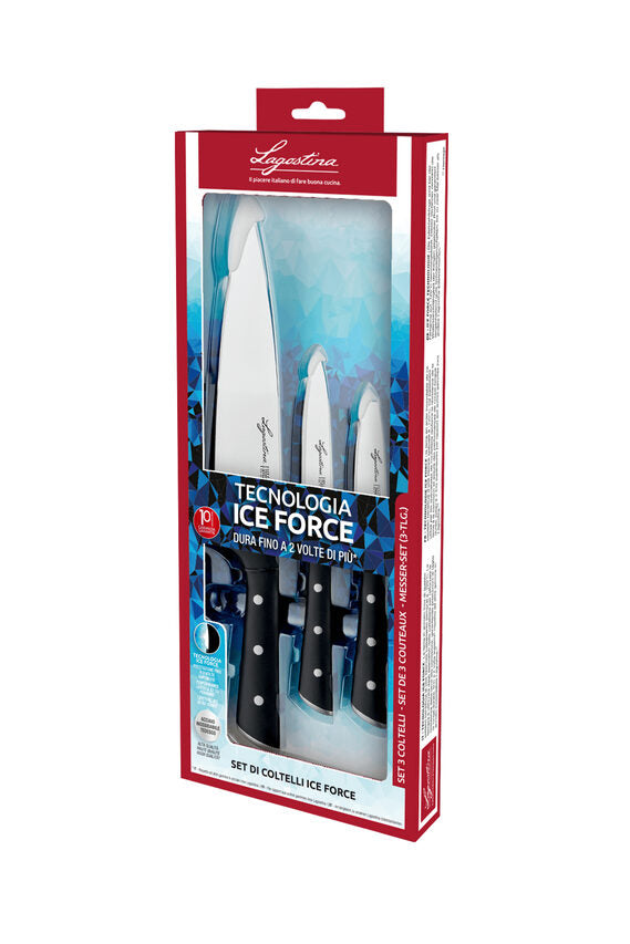 Lagostina Coltelli Iceforce  Set Da 3pz