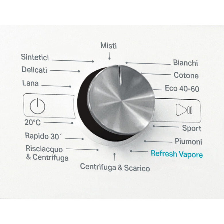 Whirlpool FFB 9479 BV IT Lavatrice A Libera Installazione 9 Kg, 1400 Giri, Tecnologia 6° Senso, Freshcare+ Con Vapore, Classe B, Bianco