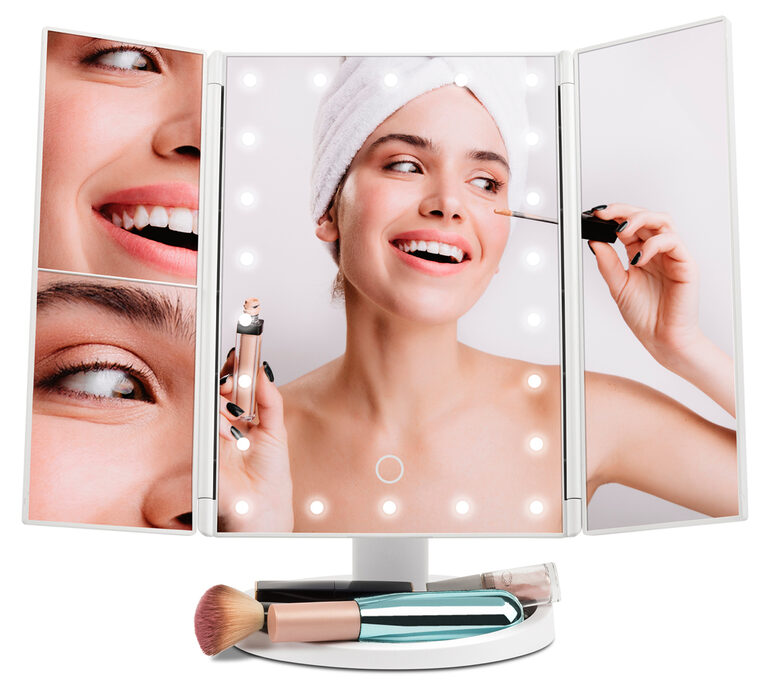 Girmi BE05 specchietto per trucco Libera installazione Rettangolare Bianco