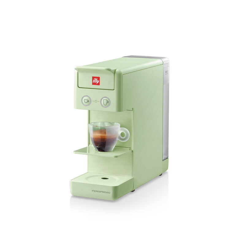 Illy Macchina Del Caffe Capsule Iperespresso Espresso Coffee Y3.3 Verde Pastello più 14 Capsule