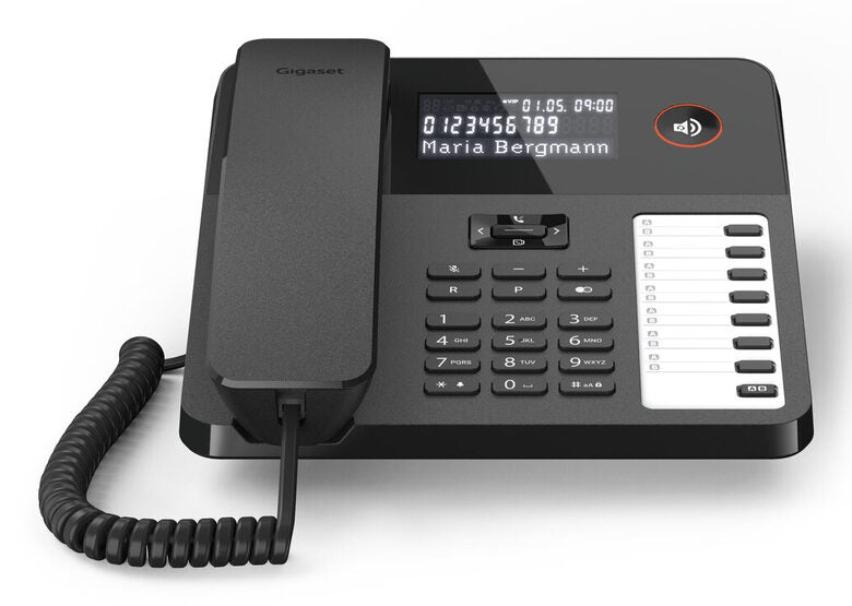 Gigaset Telefono Fisso Desk 600 Black