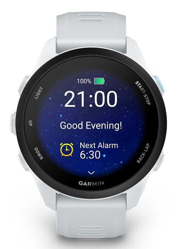 Garmin Forerunner 70 3,05 cm (1.2") AMOLED 30 mm Digitale 390 x 390 Pixel Touch screen Bianco GPS (satellitare)