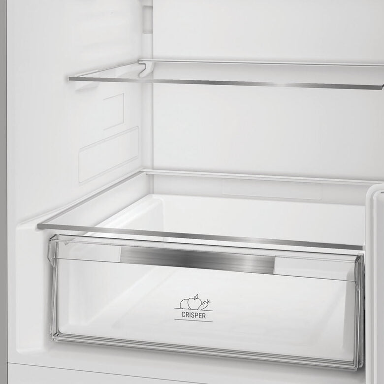 Hotpoint Ariston HPK 26362 XP4E Frigorifero combinato a libera installazione, Dual no frost, 60cm, Classe E, Silver, 37 dbA, h186,5 cm