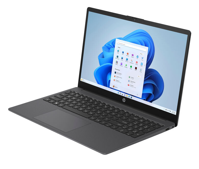 HP 15-fd0079nl Intel® N N100 Computer portatile 39,6 cm (15.6") HD 4 GB DDR4-SDRAM 128 GB UFS Wi-Fi 6 (802.11ax) Windows 11 Home in S mode Grigio