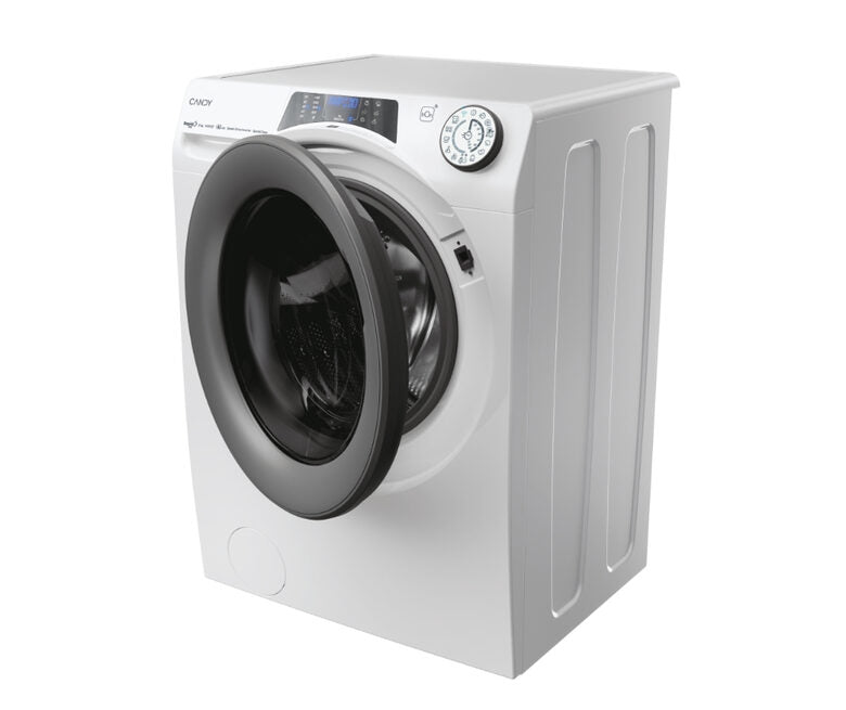 Candy RapidÓ PRO , Lavatrice Carica Frontale 8 KG, 30% più efficente della classe A, 1400 giri, Bianco, Inverter, Vapore, Wi-Fi, RP 486BWMR9/1-S