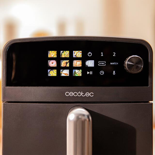 Cecotec Cecofry DuoLevel 10000 Doppia 10 L Indipendente 2400 W Friggitrice ad aria calda Nero