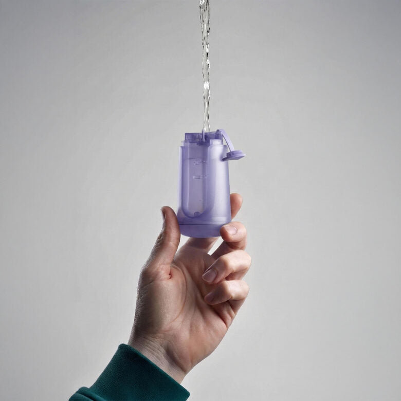 Ariete 4301 Steam Style, Ferro da stiro verticale, 1200W, Colpo vapore 20g/min, Vapore in 30 secondi, Capacità 80ml, Violet