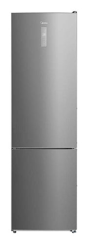 Midea MDRB489FGE02OE Frigorifero Combinato A Libera Installazione, No Frost, Tecnologia Multiflow, Classe E, Acciaio Inox