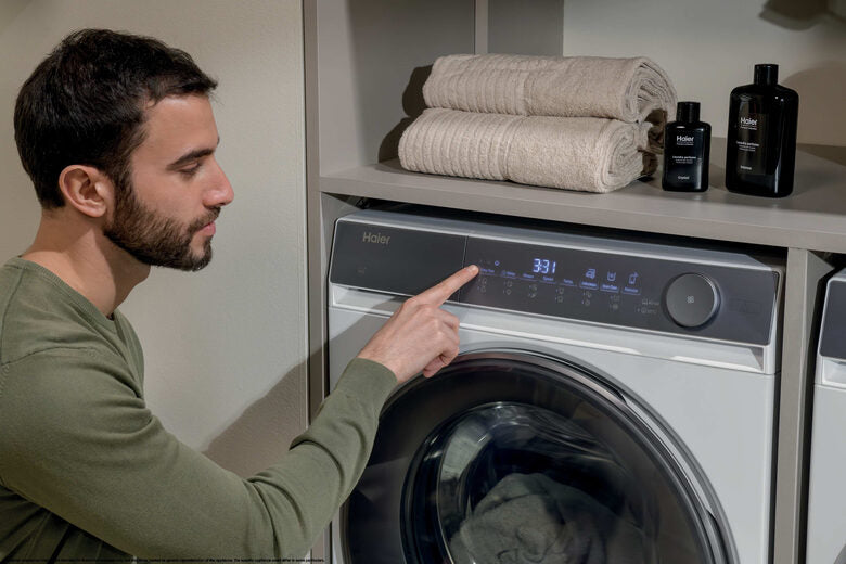 Haier HW100-B14367U1 X Serie 7 Lavatrice A Libera Installazione 10 Kg, 1400 Giri, Classe A, Bianco