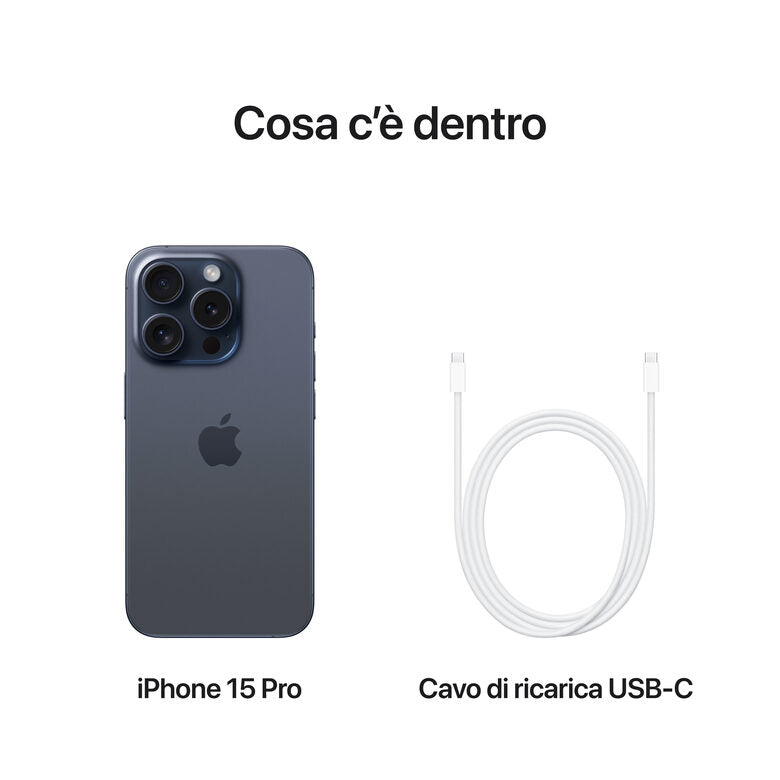 Apple iPhone 15 Pro 1TB Titanio Blu