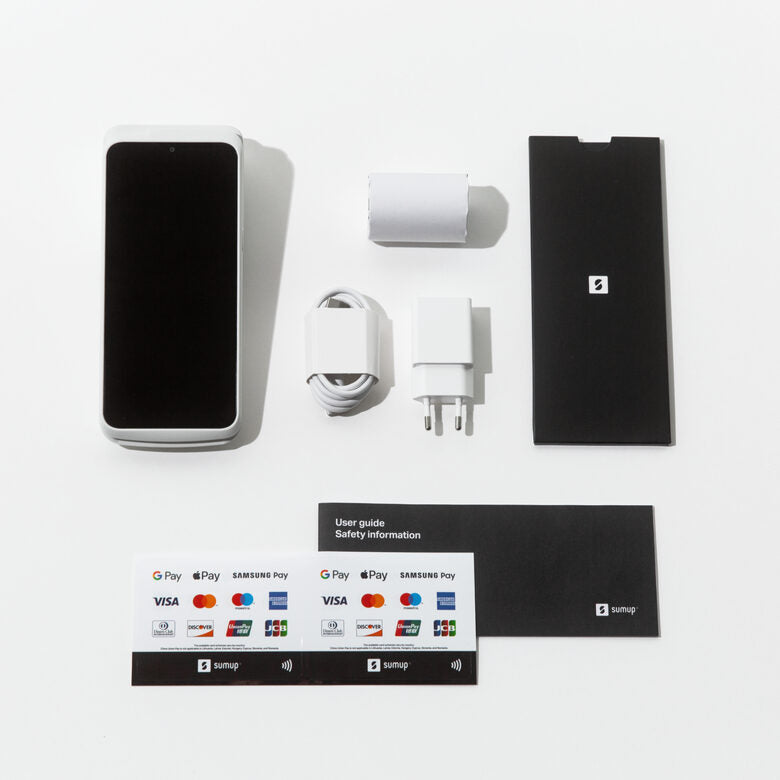 SumUp Terminal lettore di card readers USB Wi-Fi + 4G Bianco