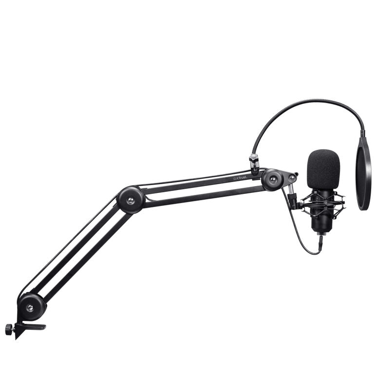 Trust GXT 270 Emita II+ Nero Microfono per podcast
