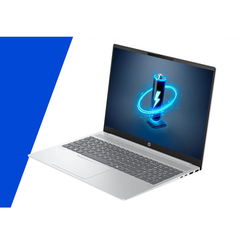 HP OmniBook 5 AI 16-af1007nl Intel Core Ultra 5 225U Computer portatile 40,6 cm (16") 2K 16 GB LPDDR5x-SDRAM 512 GB SSD Wi-Fi 6 (802.11ax) Windows 11 Home AI PC Argento