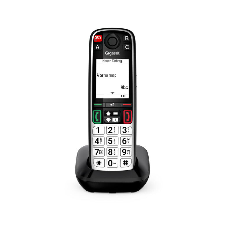 Gigaset EASY 500 Telefono analogico/DECT Identificatore di chiamata Nero, Argento