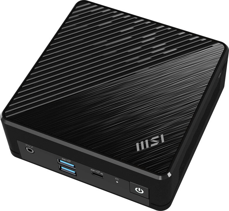 MSI Cubi N ADL-001EU Intel® N N200 4 GB DDR4-SDRAM 128 GB SSD Windows 11 Pro Mini PC Nero