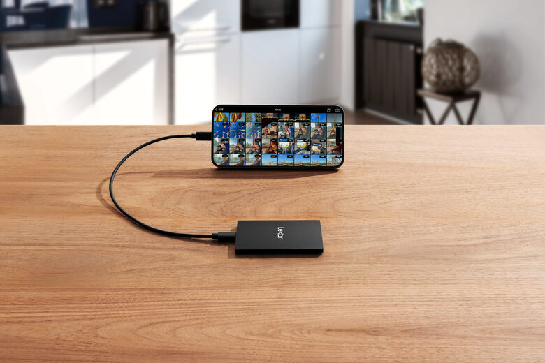 Lexar SL500 2 TB USB tipo-C USB 3.2 Gen 2x2 Nero
