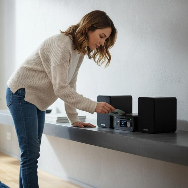 Pure Classic Stereo Mini Microsistema audio per la casa 20 W Nero
