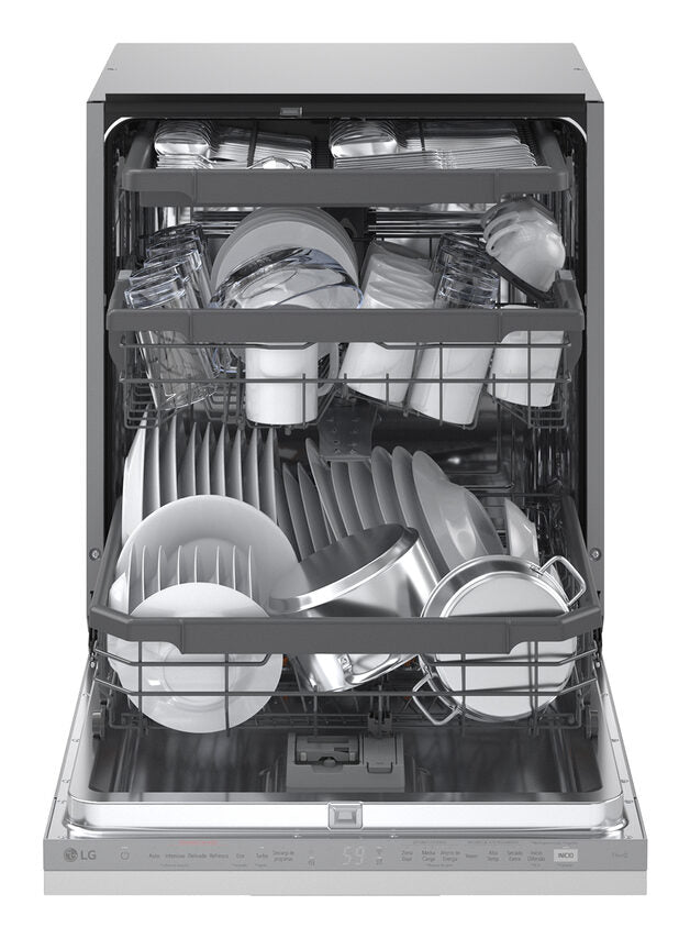 LG QuadWash DB375TXSW Lavastoviglie a scomparsa totale Classe A 14 coperti Vapore Wi-Fi
