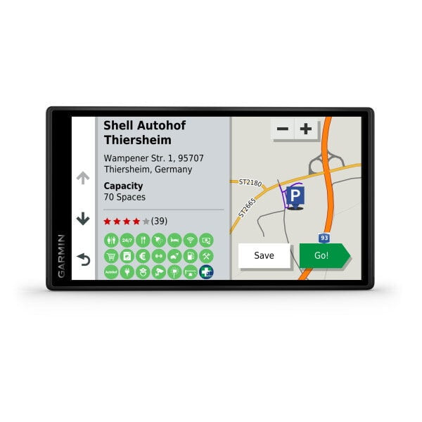Garmin dēzl LGV500 navigatore Fisso 14 cm (5.5") TFT Touch screen 150,5 g Nero
