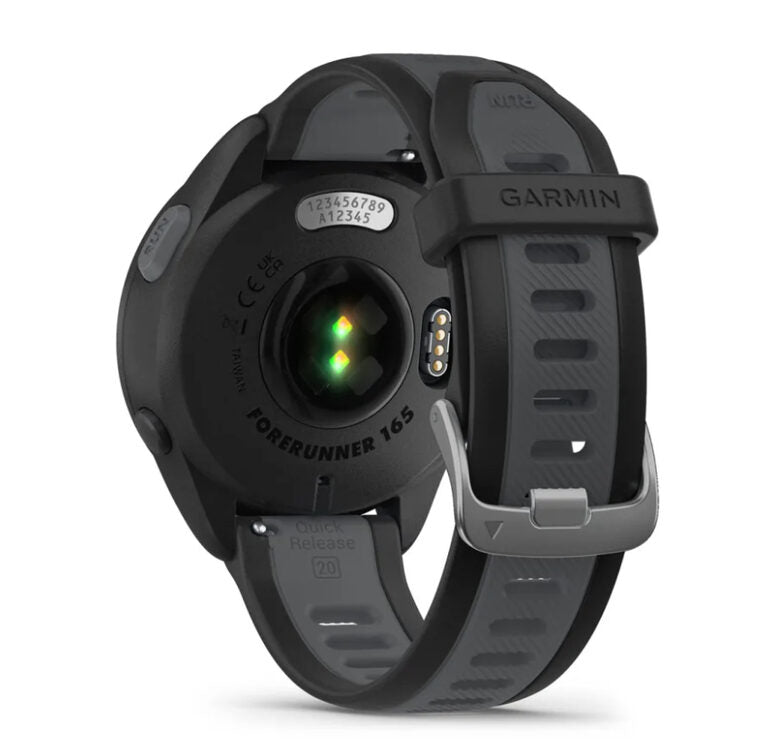 Garmin Forerunner 165 3,05 cm (1.2") AMOLED 43 mm Digitale 390 x 390 Pixel Touch screen Nero GPS (satellitare)