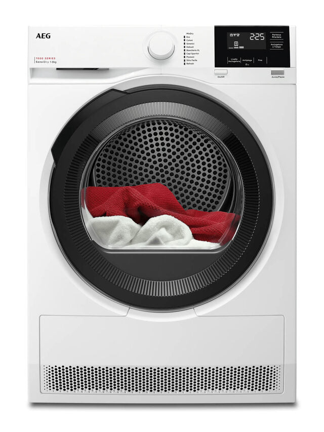 AEG Series 7000 TR7HG18C asciugatrice Libera installazione Caricamento frontale 8 kg Bianco