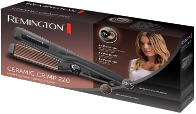 Remington S 3580 messa in piega Piastra texturizzante Caldo Nero, Rosa
