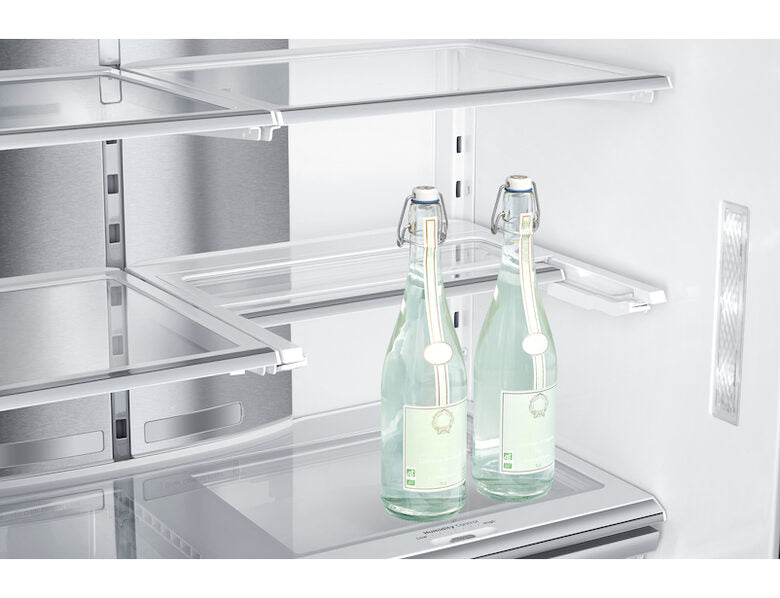 Samsung RF60J9021SR frigorifero side-by-side Libera installazione 611 L F Acciaio spazzolato