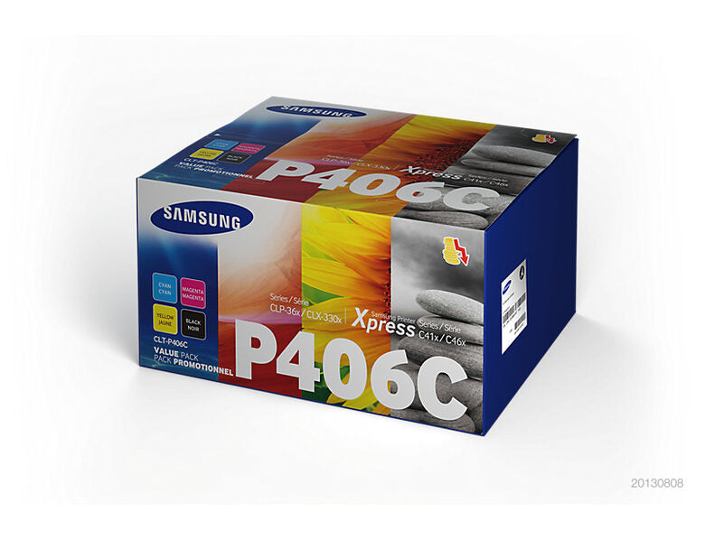 Samsung CLT-P406C cartuccia toner 4 pz Originale Nero, Blu, Magenta, Giallo