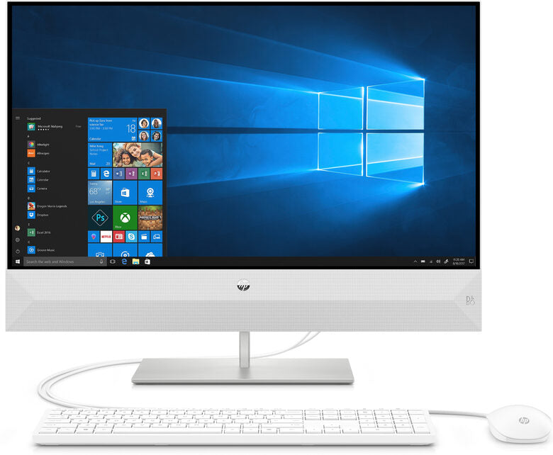HP Pavilion 27-xa0000nl 68,6 cm (27") 1920 x 1080 Pixel Intel® Core™ i5 di ottava generazione 8 GB DDR4-SDRAM 1000 GB HDD PC All-in-one Windows 10 Home Wi-Fi 5 (802.11ac) Bianco