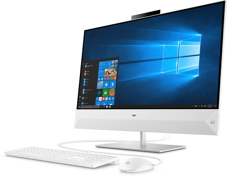HP Pavilion 27-xa0000nl 68,6 cm (27") 1920 x 1080 Pixel Intel® Core™ i5 di ottava generazione 8 GB DDR4-SDRAM 1000 GB HDD PC All-in-one Windows 10 Home Wi-Fi 5 (802.11ac) Bianco