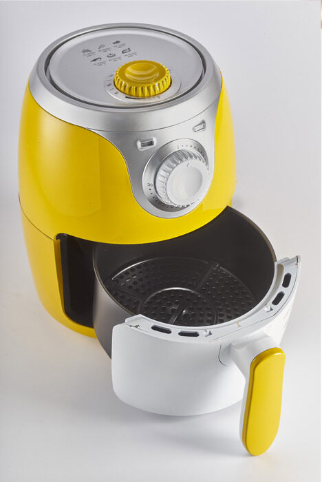 Ariete Airy fryer mini Singolo 2 L Indipendente 1000 W Friggitrice ad aria calda Argento, Bianco, Giallo
