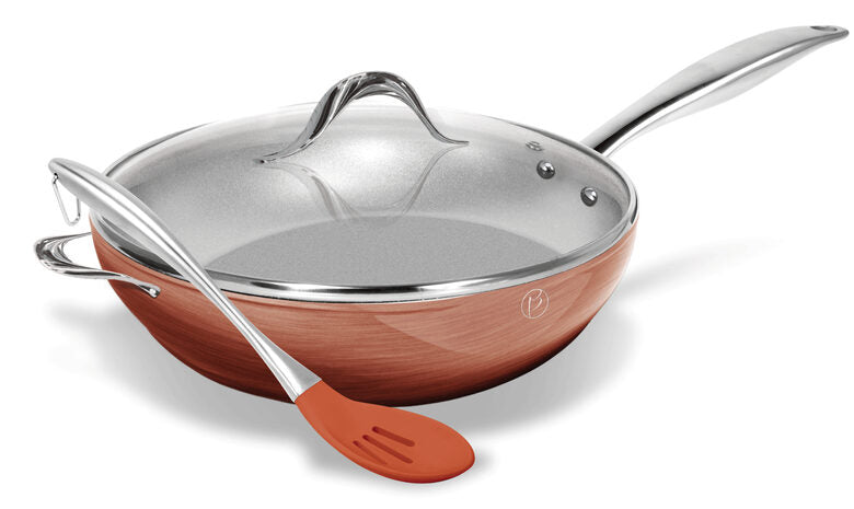 Aeternum Wok con coperchio e tool