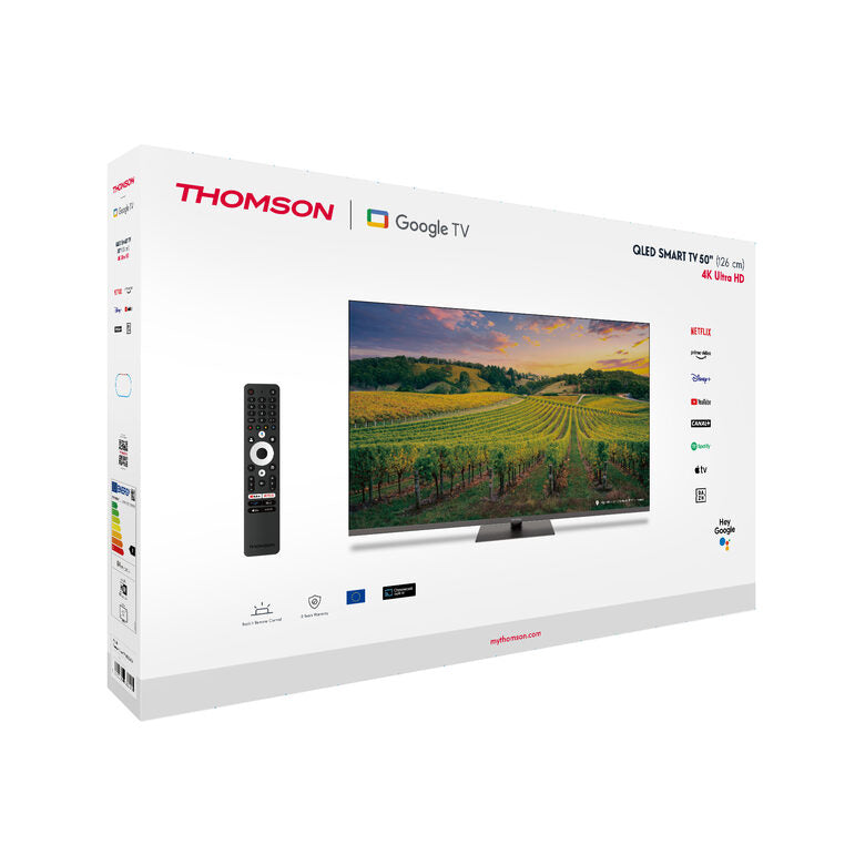 Thomson 50QG5C14 TV 127 cm (50") 4K Ultra HD Smart TV Wi-Fi Grigio