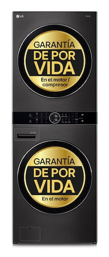 LG WT1716BBF lavasciuga Libera installazione Caricamento frontale Nero