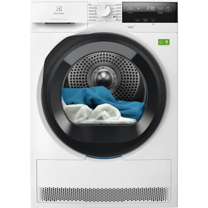 Electrolux EW7H39B Asciugatrice A Libera Installazione 9 Kg, DelicateCare, MixCare, SensiCare, Classe B, Bianco
