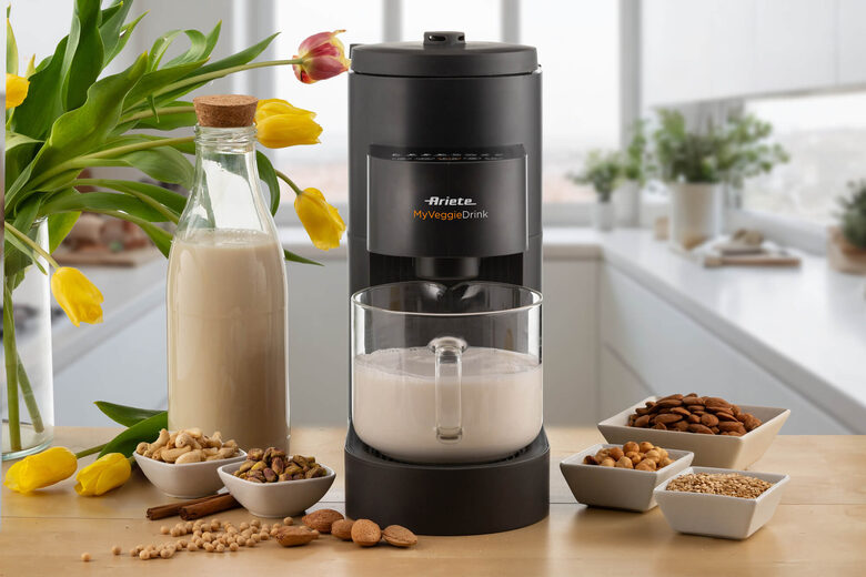 Ariete 650 My Veggie Drink, Macchina per bevande vegetali, Capacità 0,4L - 1,5L, 1200W, 6 programmi, 15 min di preparazione, Nero