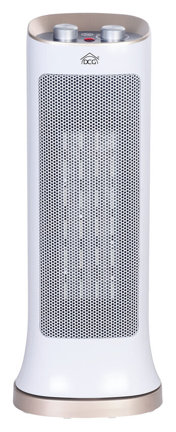 DCG Eltronic PTC5159 stufetta elettrica Interno Bianco 2000 W Riscaldatore ambiente elettrico a infrarossi
