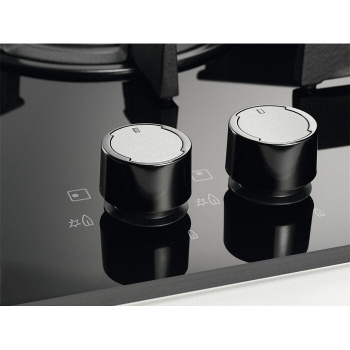 Electrolux EGG6445K piano cottura Nero Da incasso Gas 4 Fornello(i)