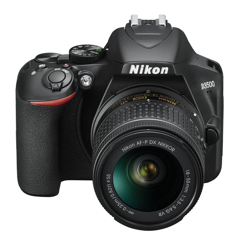Nikon D3500 + AF-P 18-55mm VR Kit fotocamere SLR 24,2 MP CMOS 6000 x 4000 Pixel Nero