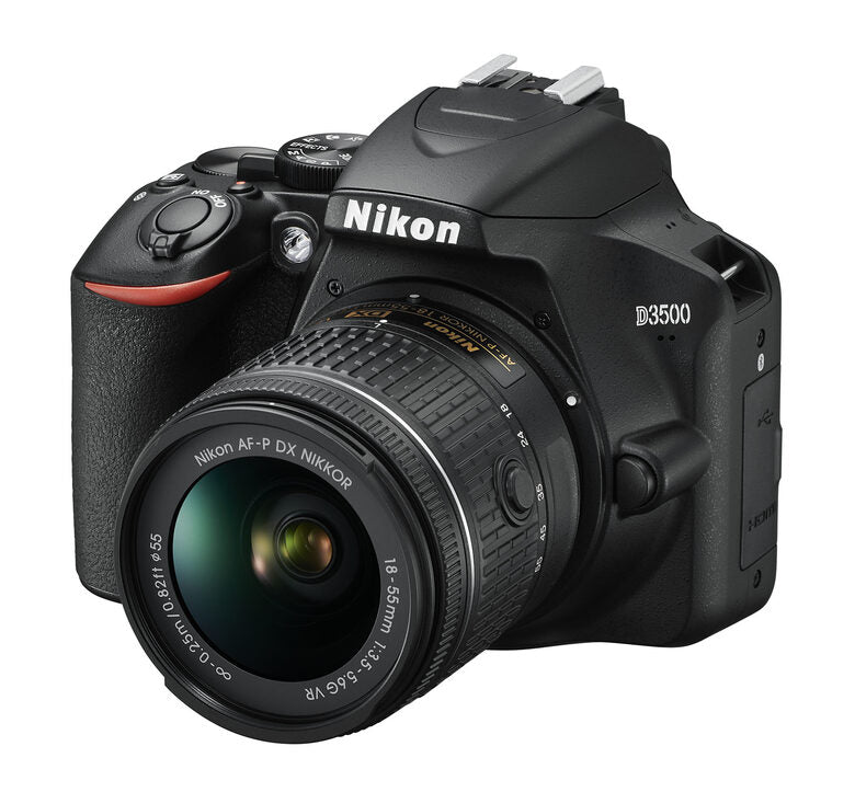 Nikon D3500 + AF-P 18-55mm VR Kit fotocamere SLR 24,2 MP CMOS 6000 x 4000 Pixel Nero
