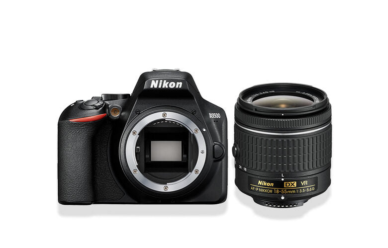 Nikon D3500 + AF-P 18-55mm VR Kit fotocamere SLR 24,2 MP CMOS 6000 x 4000 Pixel Nero