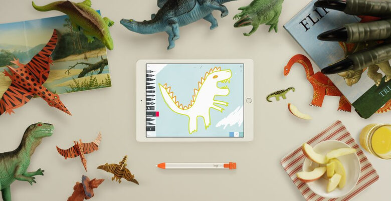 Logitech Crayon penna per PDA 20 g Arancione, Bianco