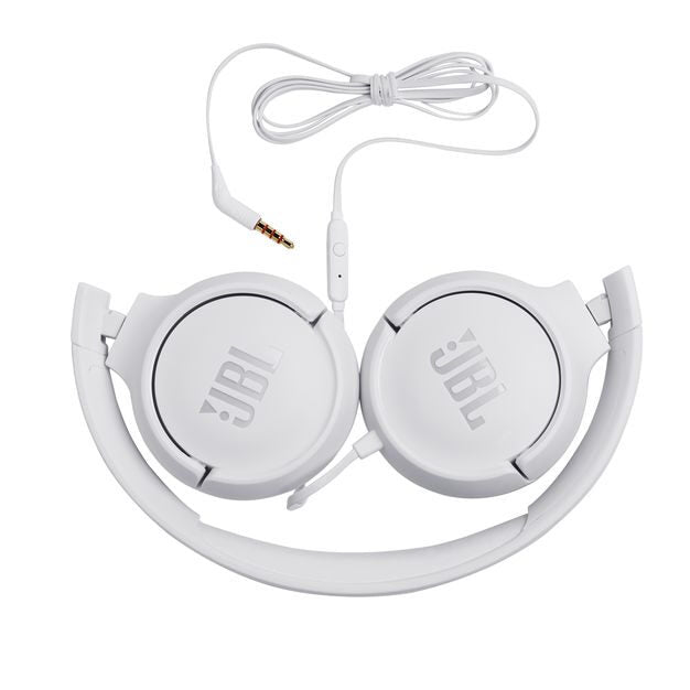 JBL Tune 500 Auricolare Cablato A Padiglione Musica e Chiamate Bianco