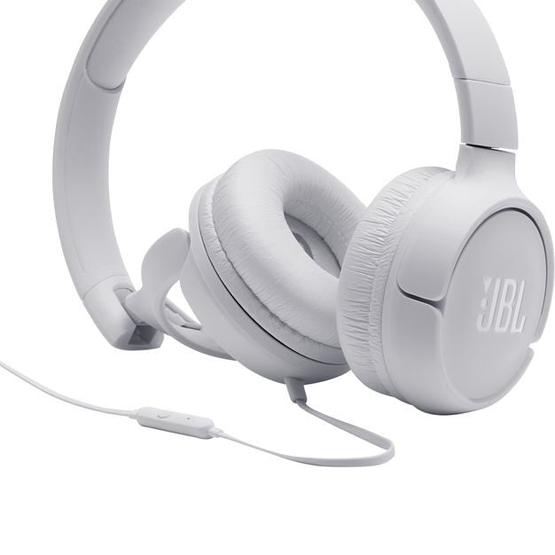 JBL Tune 500 Auricolare Cablato A Padiglione Musica e Chiamate Bianco